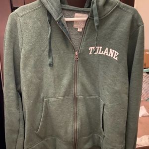 Tulane university zip up hoodie